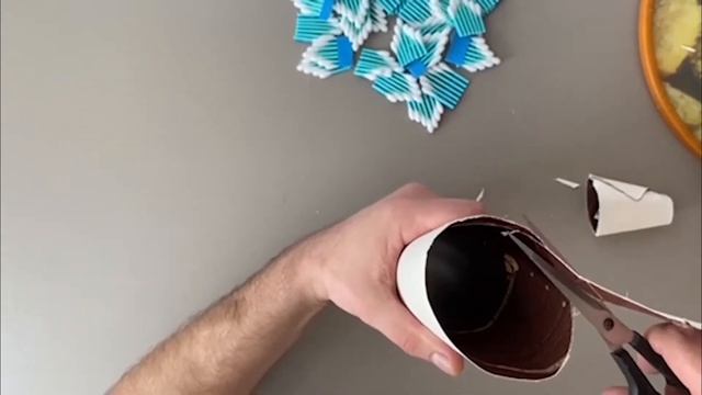 Шикарная ваза из ушных палочек. Невероятно красивый декор для дома смотреть онлайн