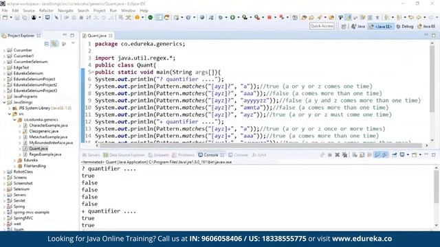 Java Regular Expressions Tutorial | Regular Expressions in Java | Edureka | Java Rewind - 5 смотреть онлайн
