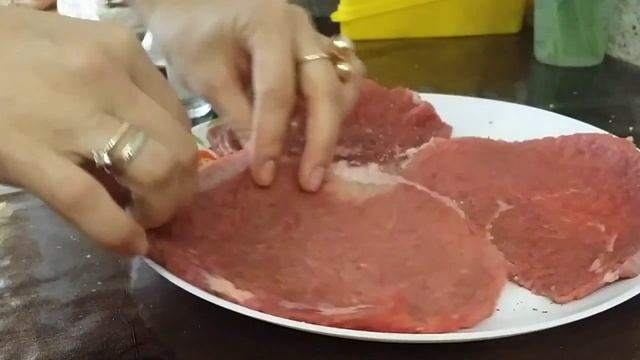 Отбивная из Говядины на сковороде!