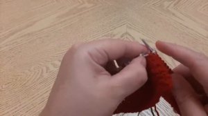 Новогодние тапочки-следки на двух спицах без швов //   patik modelleri