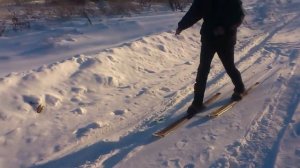Самодельные суровые охотничьи лыжи!