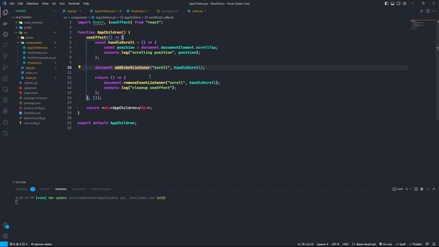 REACTJS #30: CLEANUP TRONG useEffect() смотреть онлайн