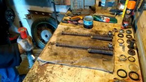 Разборка вилки мотоцикла ИЖ