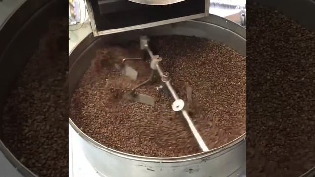 Обжарка кофейного зерна в ростере для компании TERMINAL-PACK смотреть онлайн