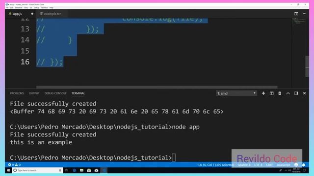 Working with the file system module | Nodejs full course