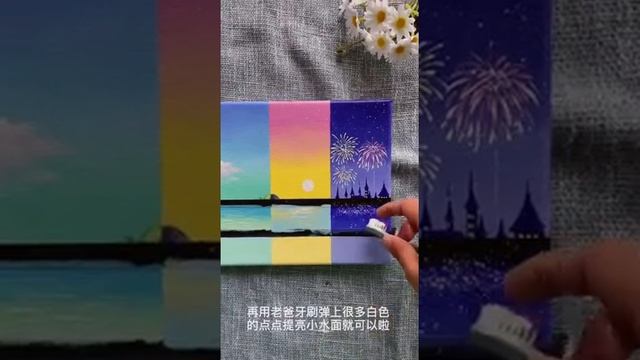 Как легко и просто нарисовать одну из самых красивых картин мира! Подпишись если понравилось.