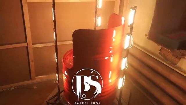 Сушилка для декоративных бочек после покраски :-) смотреть онлайн