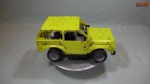 Lego #22. Полноприводный автомобиль на двух багги моторах и бувизе