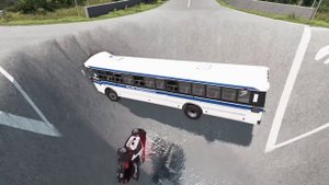 Тачки против Гигантской Ямы #9 - BeamNG Drive ТОП 5