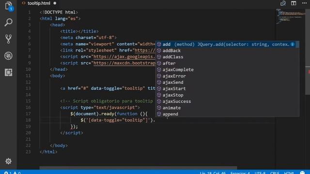 Bootstrap #25 Tooltip смотреть онлайн