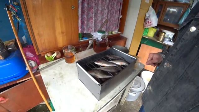 окунь горячего копчения дома