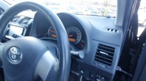 Toyota Corolla Fielder 2010, полный привод, в чёрном цвете.
