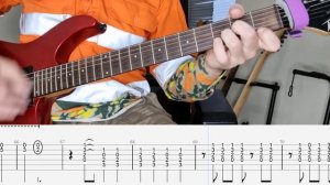 The Rolling Stones - Paint It Black (guitar cover) with screen tabs