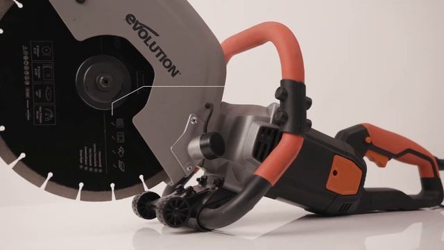 Elektryczna piła do betonu Evolution R300DCT z tarczą diamentową 300mm