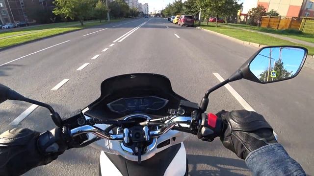 243 Honda PCX 125 e:Hev 2021. Бенз + ЭЛЕКТРО. смотреть онлайн