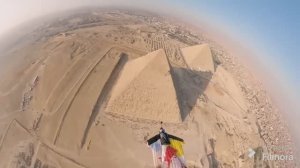 Полет над Пирамидами (Wingsuit)