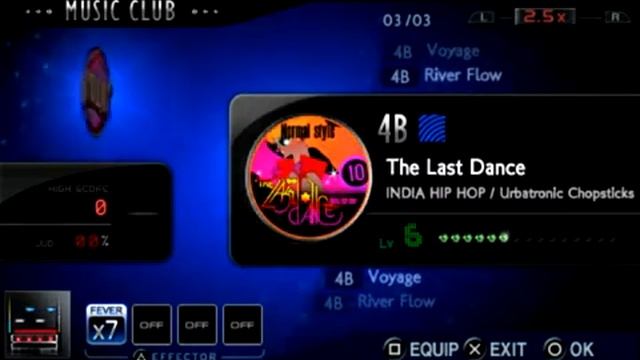 DJ Max Black Square Portable - 2nd Club (Answer)-  Menu