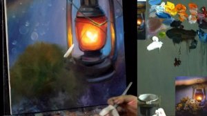 Вебинар от Ольги Базановой - "Вечерний букет". Пишем маслом