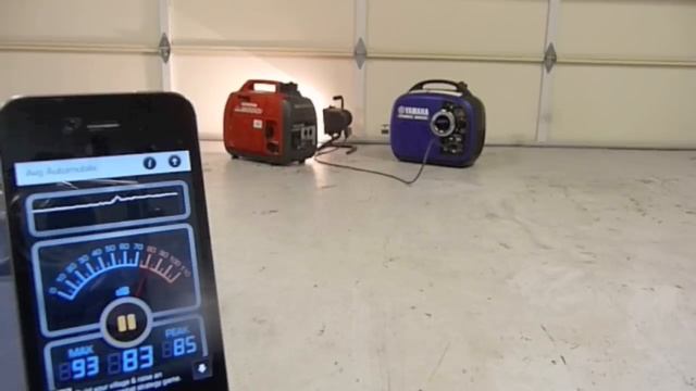 Honda EU2000i vs. Yamaha EF2000is Sound comparison