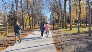 В центре Новосибирска Октябрь. Часть 1.