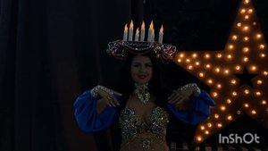 Загадочный, восточный танец с подносом