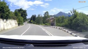 Трасса г.Туапсе - Шаумянский перевал, по состоянию на 12/07/2022г.