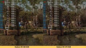 Radeon RX 570 4GB vs. Radeon RX 580 8GB - Benchmark Comparison. 10 Games - 2018 Update