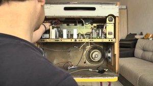 Установка MP3 панели с Aliexpress в ламповую радиолу Rigonda 102. "Гаражный вариант".