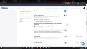 Zoom. Отключаем возможность рисования на ваших демонстрациях экрана