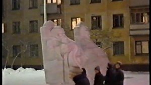 Поселок Подгорный (ЗАТО Железногорск Красноярский край). Съемка конец декабря 2001 года.