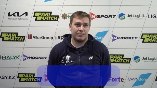 Комментарии игроков после шестого матча 1/2 финала Номад - Сарыарка (09.04.2022)