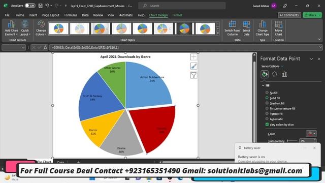 Exp19_Excel_Ch03_CapAssessment_Movies | Excel Chapter 3 Capstone Assessment – Movies