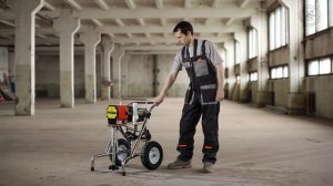 Обзор окрасочного агрегата ASPRO-4000. Окрасочное оборудование для стен и потолков, огнезащиты