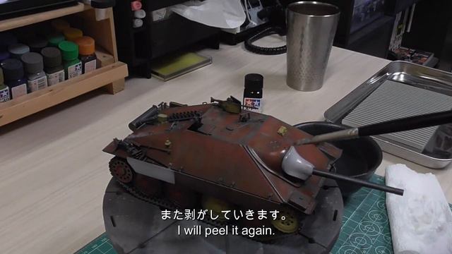 JAGDPANZER 38(t), TAMIYA, 1/35. Сборка, окраска и везеринг.