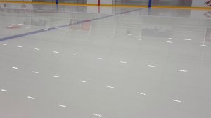 лед на поле как зеркало