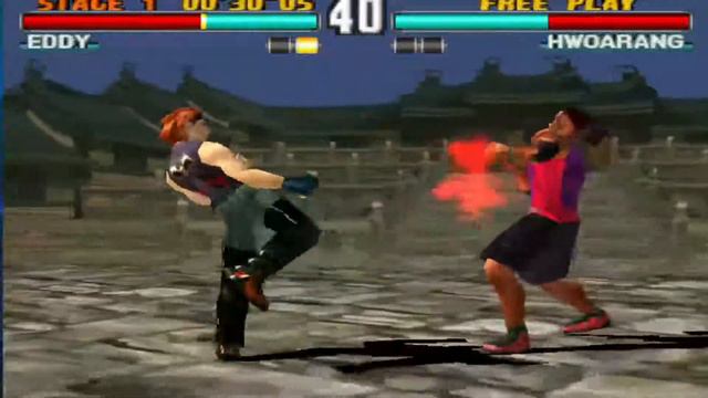 Tekken 3 | Eddy vs Hwoarang | Fight смотреть онлайн