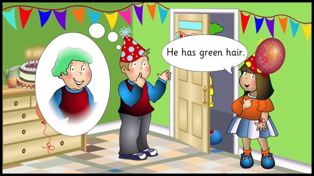 Story for learning clothes words. English for kids with teachkidsenglish.com