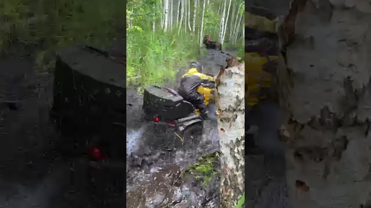 Brp outlander G1 в торфяннике