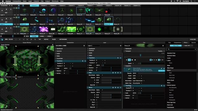 Resolume Video Training 2.8 Positive and Negative Space