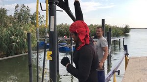 Пирс на винтовых сваях на Маныче в Ростовской области, Пирсы и Причалы Ростов-на-Дону