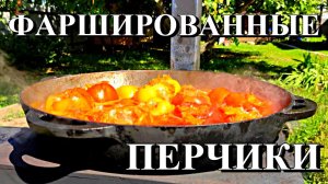 ПЕРЦЫ В КАЗАНЕ НА ПРИРОДЕ |  готовим на открытом огне. #надаче