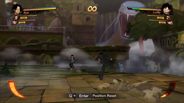 One Piece: Burning Blood - Ace (Strong) (All Special Moves & Ultimate)