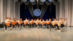 Г.Манчини "Розовая пантера" (обр. Сергея Гаврилова) исполняет Ансамбль гитаристов ДМШ г.Нефтекамска