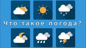 Окружающий мир | Что такое погода?