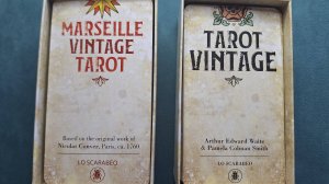 Карты Таро Уэйта. Обзор Марсельское винтажное Таро 2022 и Таро винтажное Уэйта от Lo Scarabeo 👍