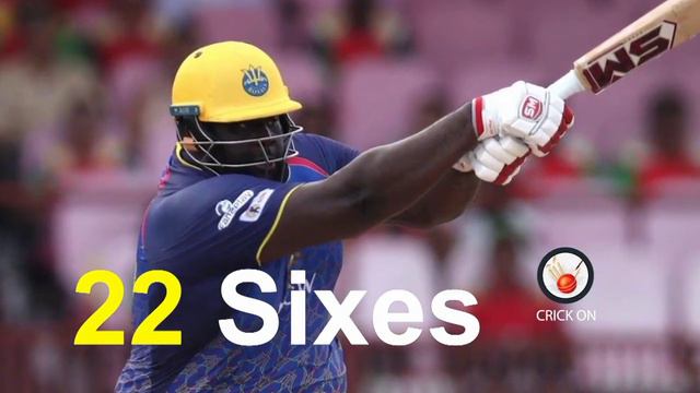 Wow,Double Century i T20 205 😱😱Runs in 77 balls //Rahkeem Cornwall  batting highlights смотреть онлайн