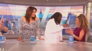 Whoopi Goldberg rips up her cards and snaps in the middle of a live The View segment