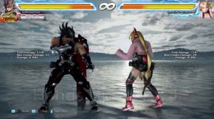 Tekken 7- Lars Punishes VS Lucky Chloe (Tutorial) [PS4 Pro gameplay]