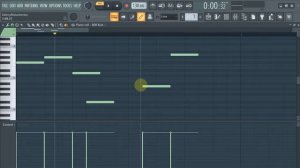 FL  studio 20 секвенсор (Piano roll)