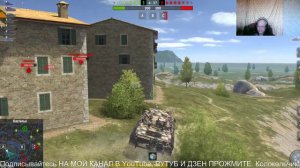 Tanks Blitz.Бой на  Leopard 1 Немецкий средний танк X уровня        КАТАЮ С ПОДПИСЧИКАМИ.ВИДЕО